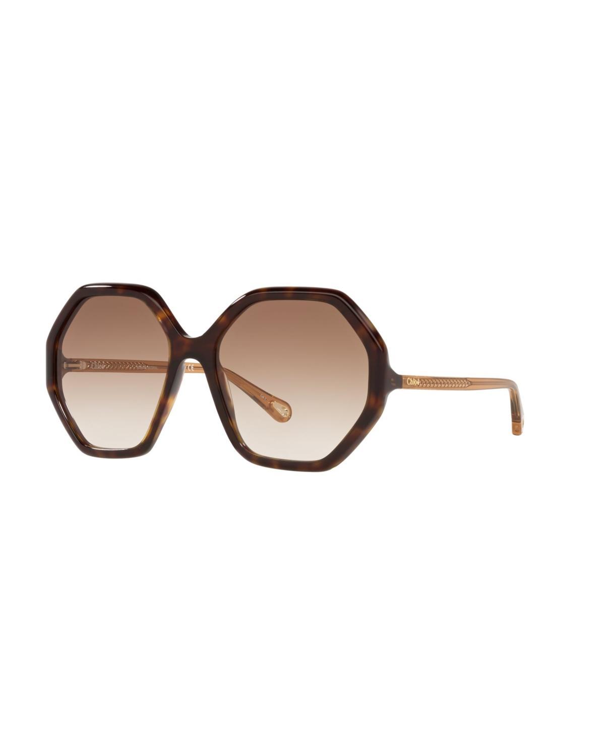 Womens 58MM Geometric Sunglasses Product Image