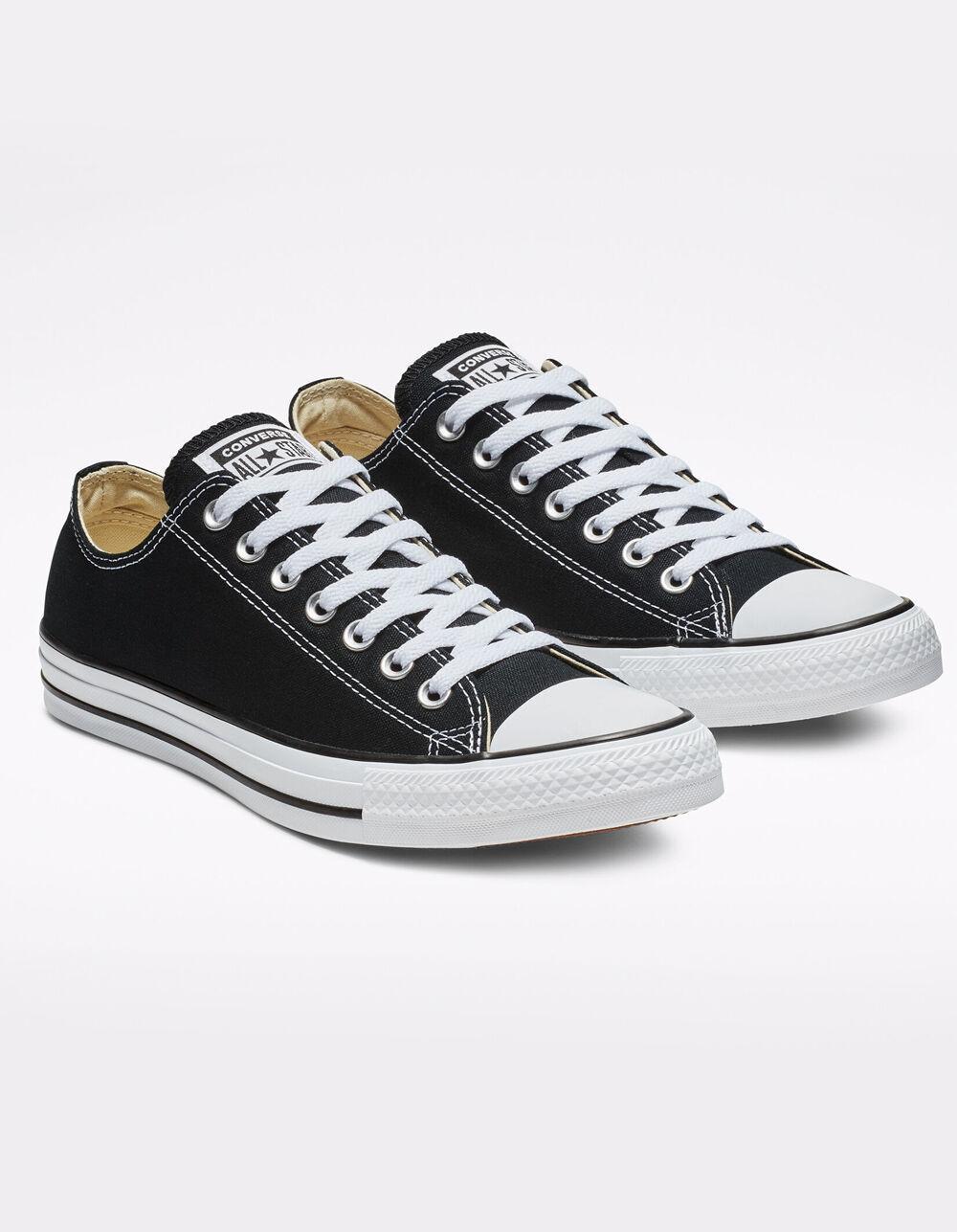 CONVERSE Chuck Taylor All Star Black Low Top Shoes Product Image