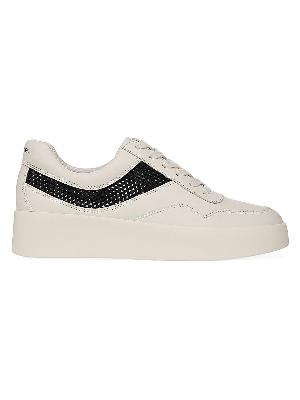 Womens Warren Court 38MM Leather Sneakers Product Image