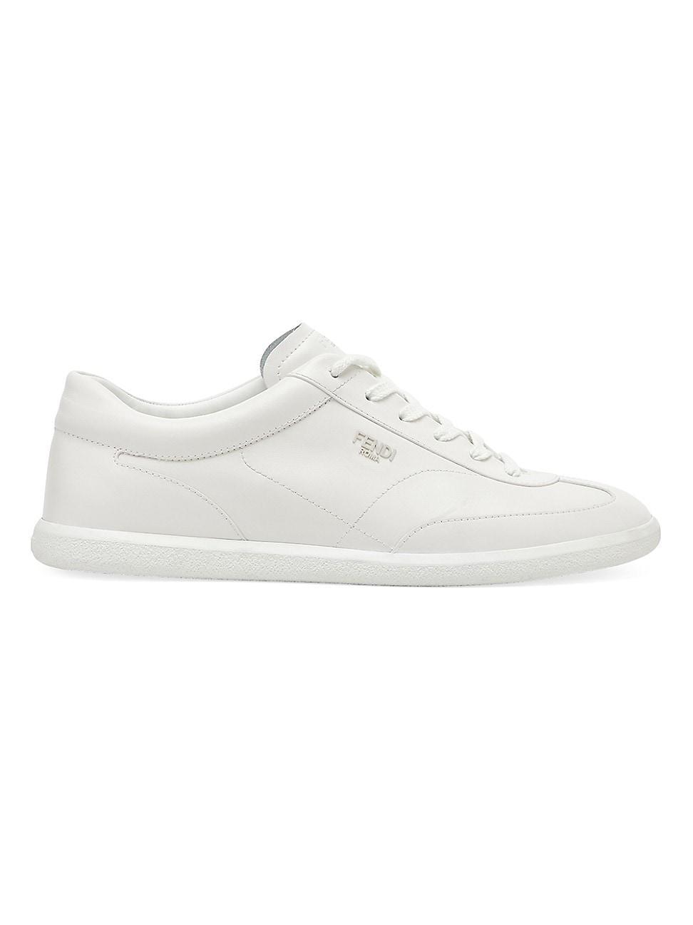 Mens Leather Low-Top Sneakers Product Image