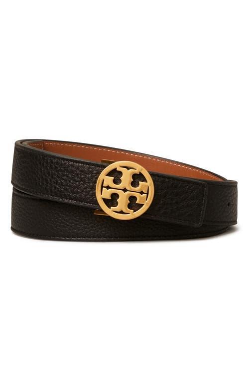 Tory Burch Logo Reversible Leather Belt Product Image