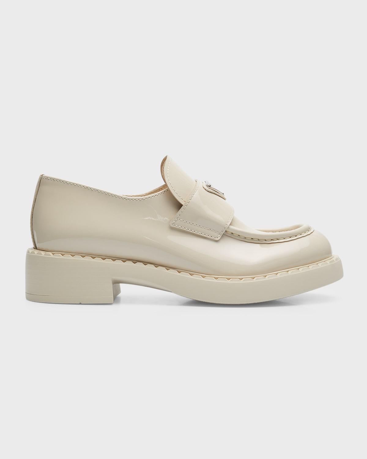 Prada Triangle Logo Patent Leather Loafer Product Image