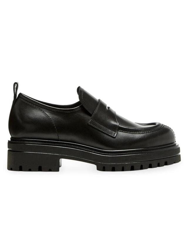 LA CANADIENNE Refresh Leather Loafer In Black Product Image