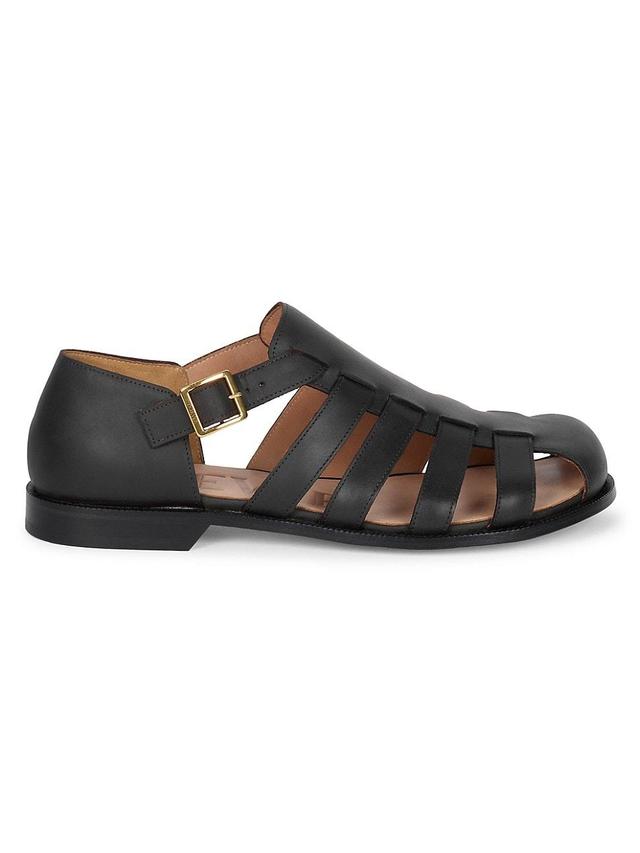 Mens Campo Leather Cage Sandals Product Image