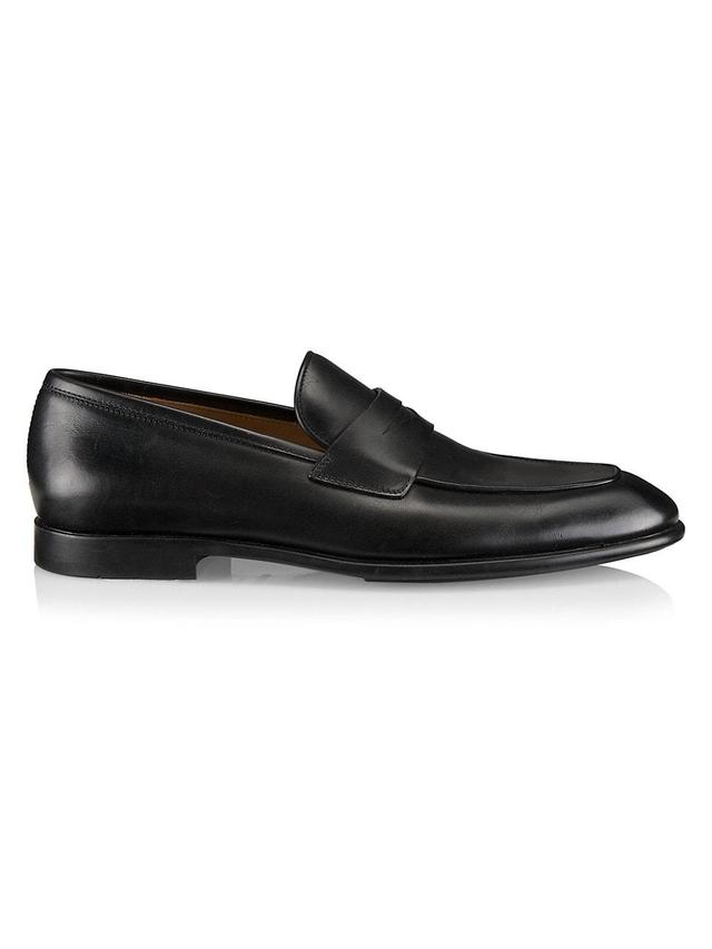 Mens Funes Leather Penny Loafers Product Image