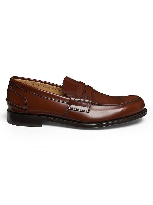 Mens Pembrey Leather Penny Loafers Product Image