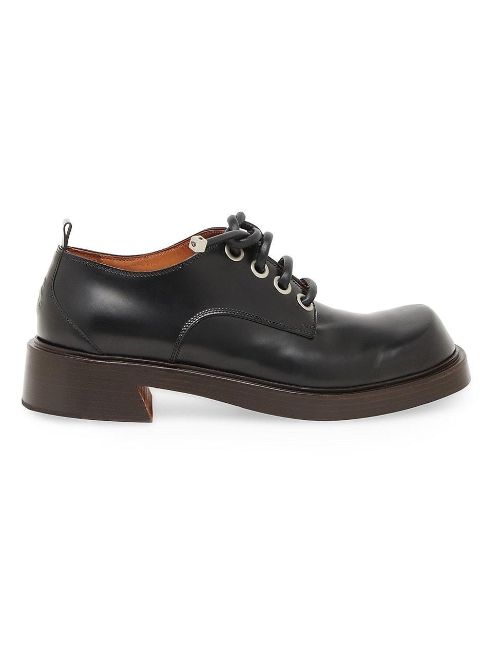 Mens Square Toe Leather Dress Shoes product image