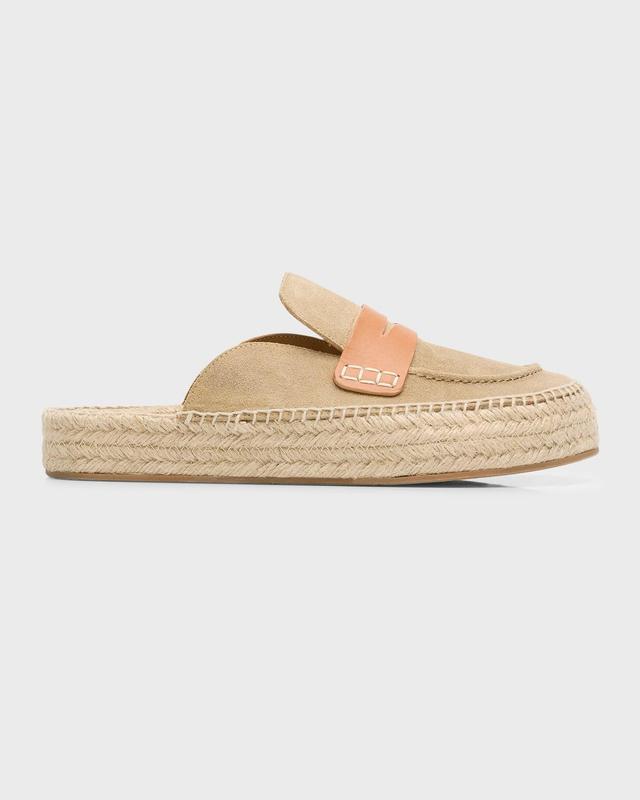Jw Anderson Mens Ca Slip On Espadrille Penny Loafers Product Image