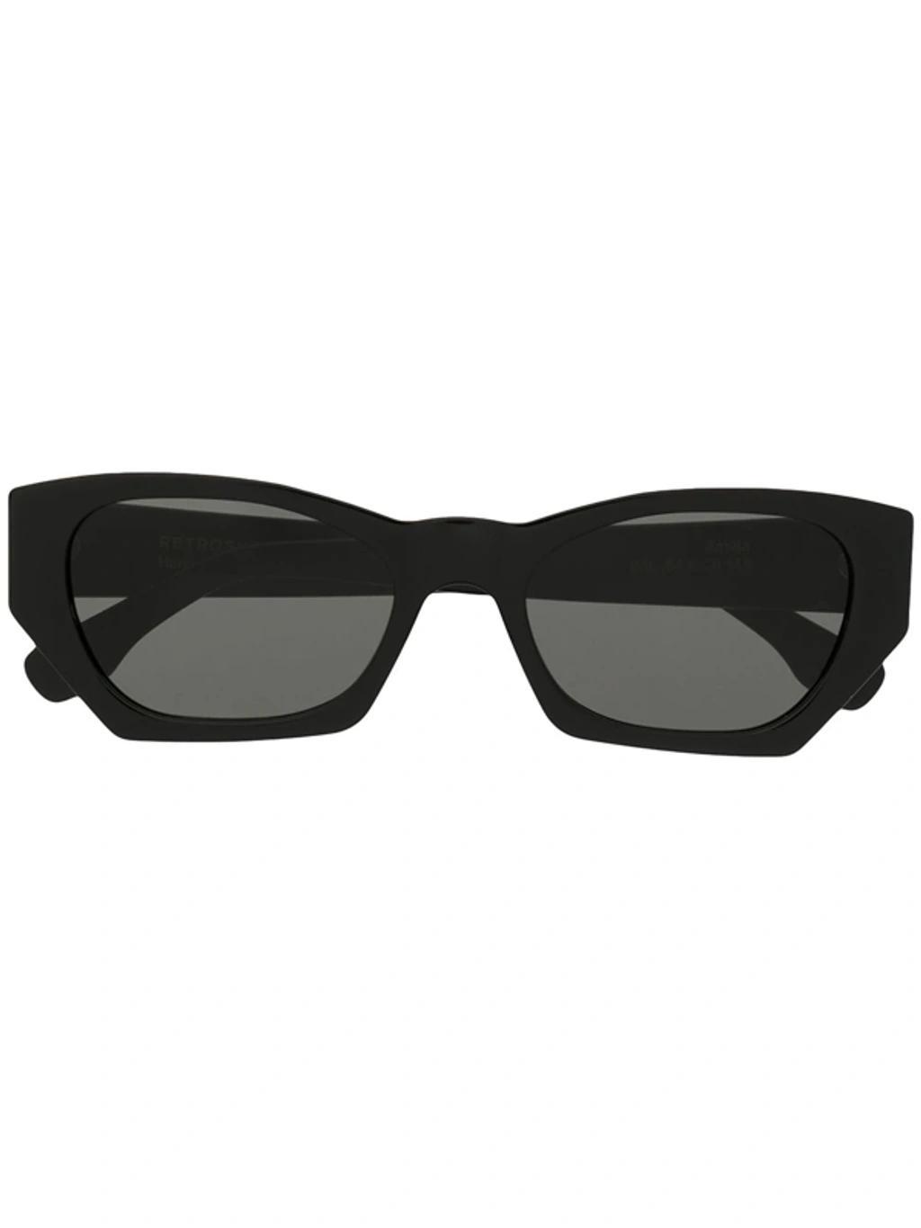 RETROSUPERFUTURE Square-frame Logo-detail Sunglasses In Black Faded Product Image