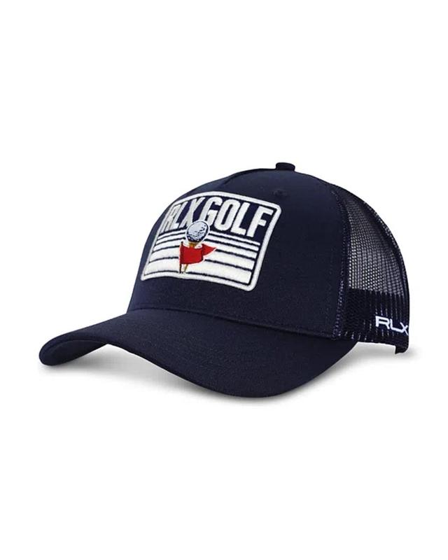 POLO RALPH LAUREN Graphic Trucker Cap In Refined Navy Product Image