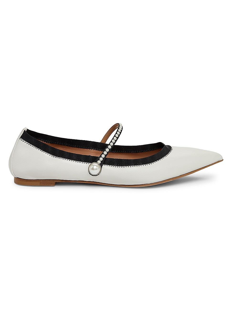 Womens Romy Pearl-Embellished Flats Product Image