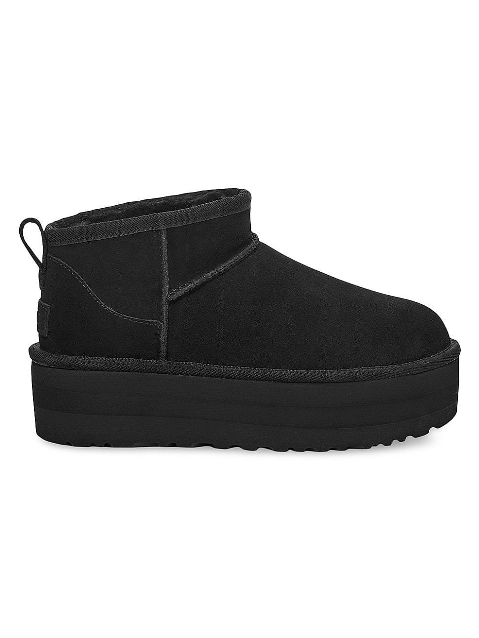 UGG Classic Ultra Mini Platform Suede Booties Product Image