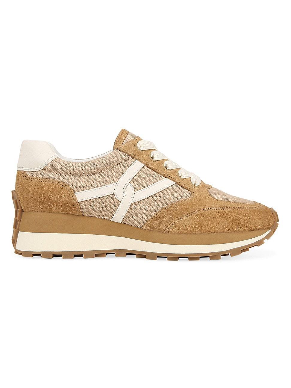 Womens Valentina Leather Oxford Sneakers Product Image