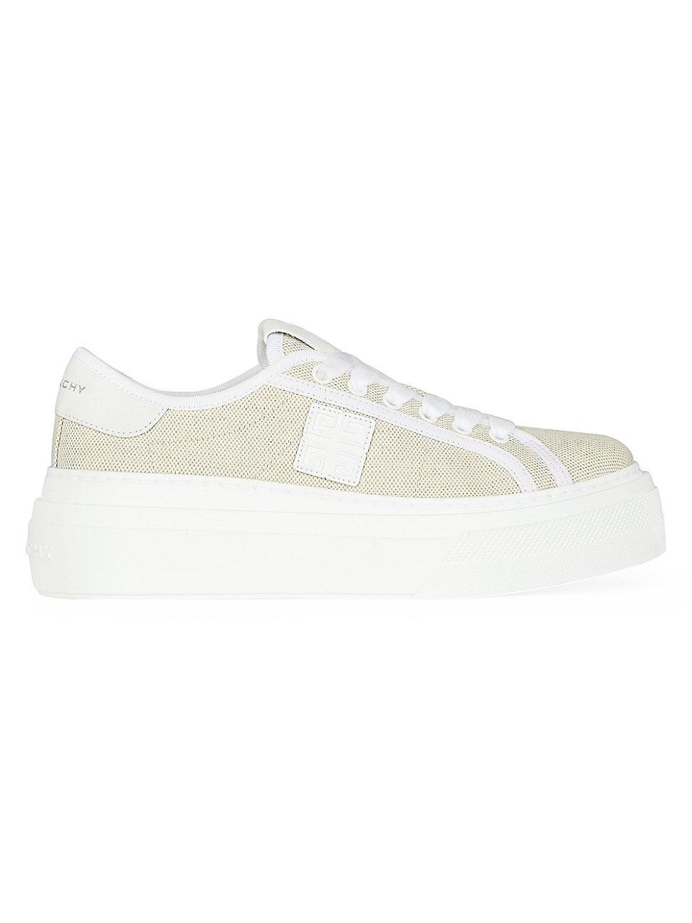 Womens City Platform Sneakers in Canvas Product Image