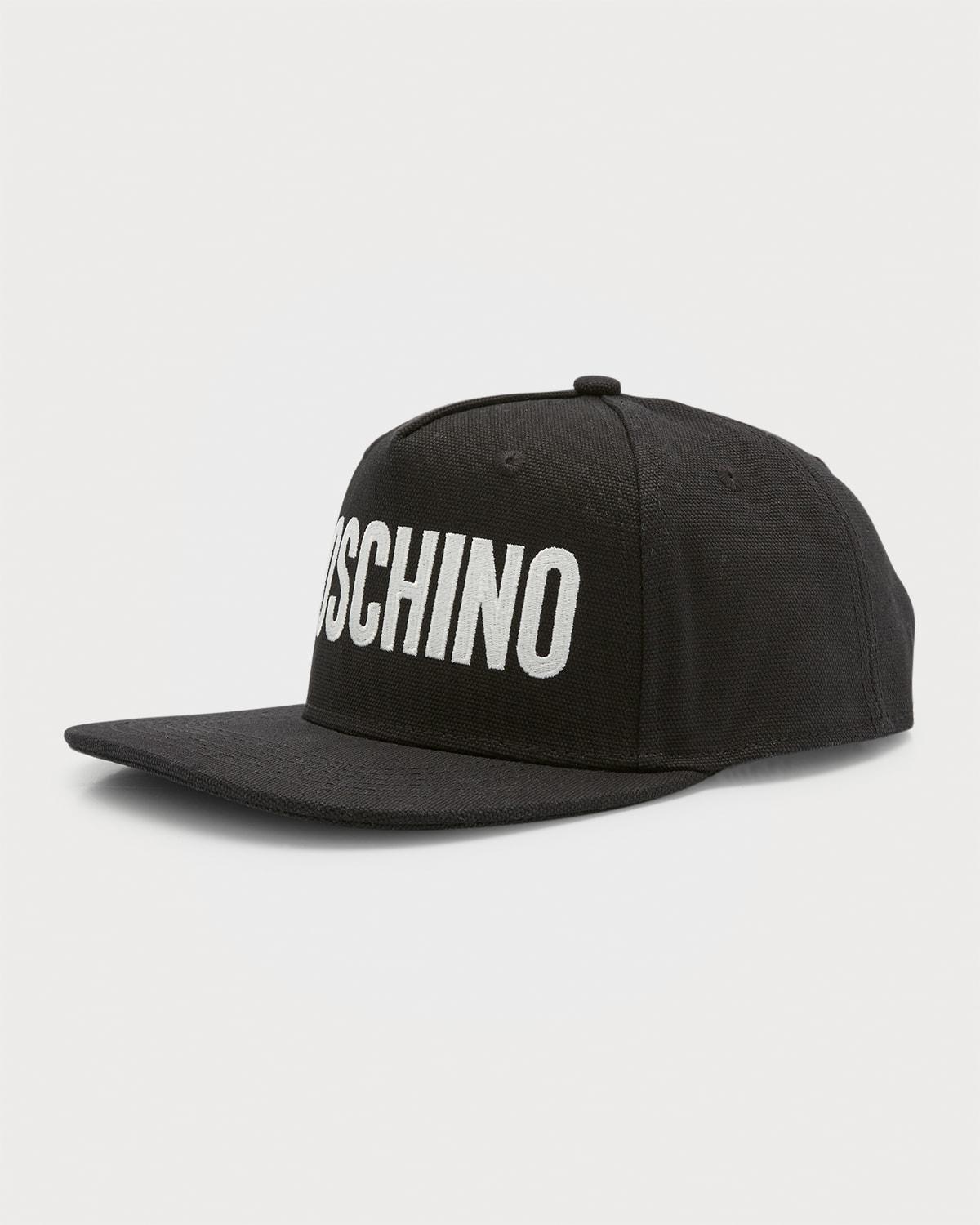 Mens Cappello Flat Brim Logo Baseball Cap Product Image