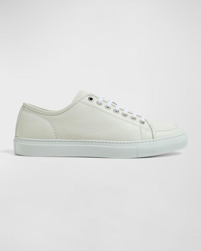 Men's Leather Low-Top Sneakers Product Image