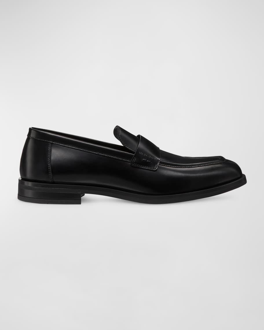 Mens Club Brushed Leather Slip-On Loafers Product Image