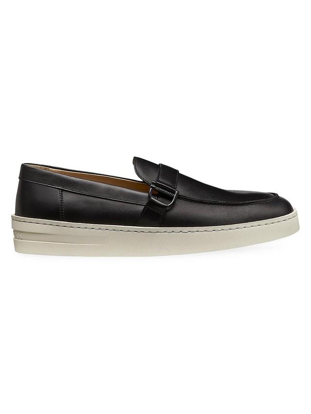 Hamptons Leather Buckle Loafers Product Image