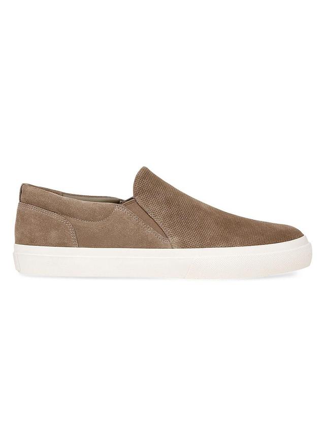 Mens Fletcher Perforated Suede Slip-On Sneakers Product Image