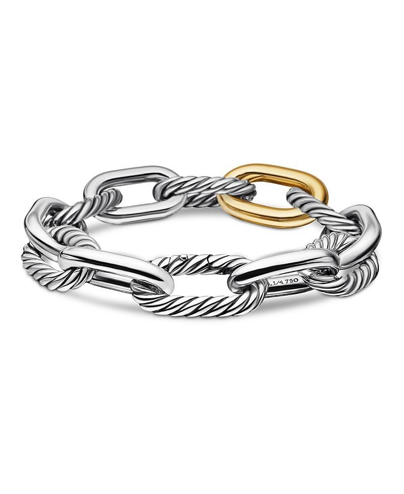 Madison 18k Womans Large Chain Link Bracelet, 13.5mm Product Image