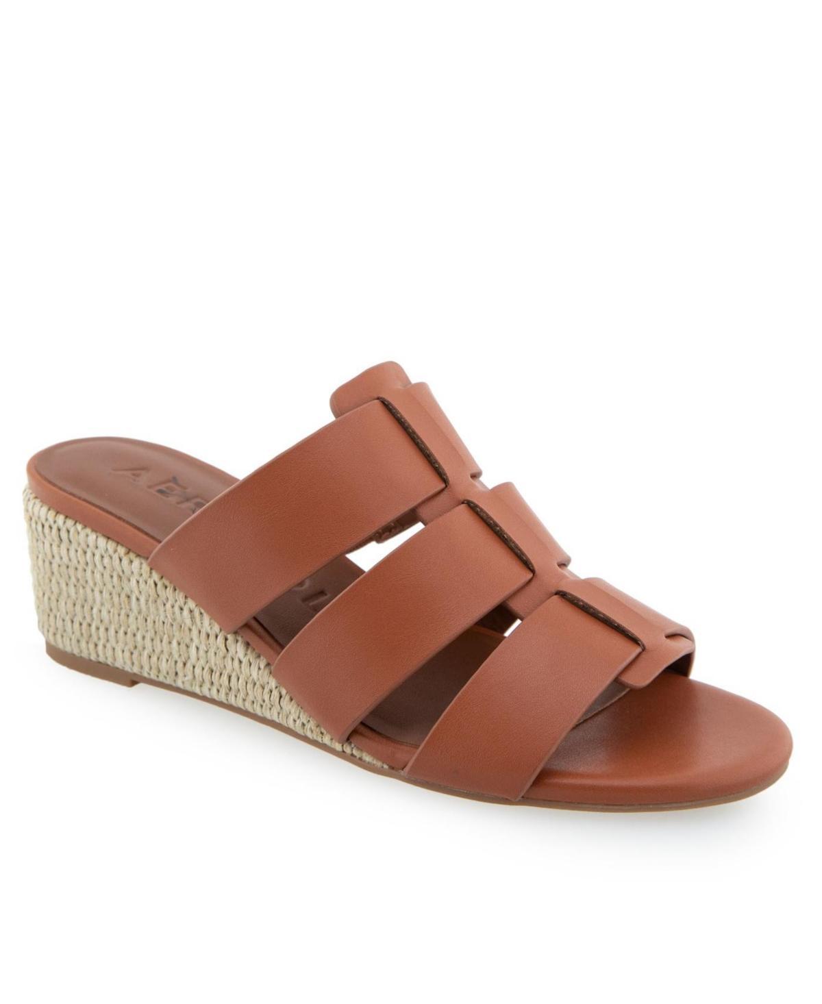 Aerosoles Womens Wilma Slip-On Wedge Sandals Product Image