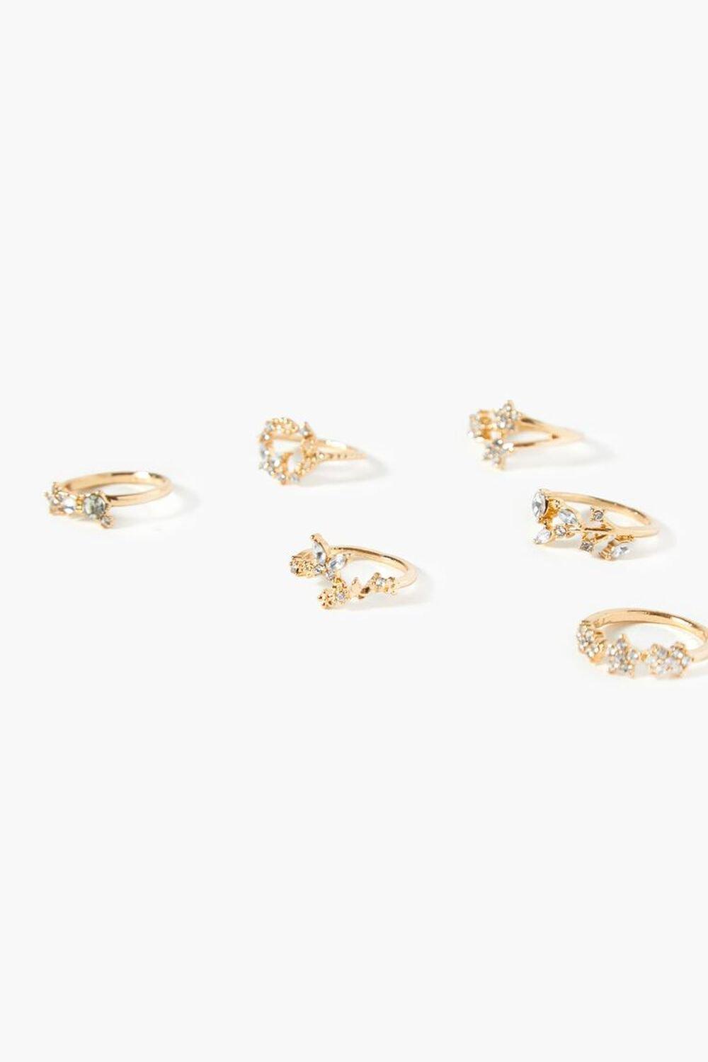 Rhinestone Ring Set | Forever 21 Product Image