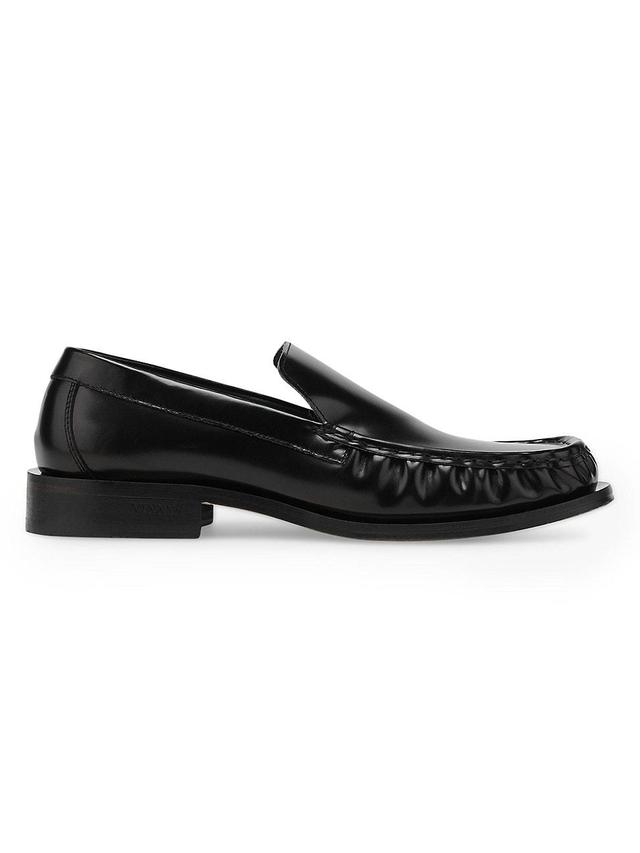 Mens Michel Leather Moccasin Loafers Product Image