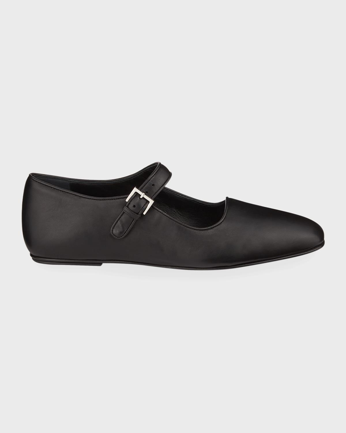 Womens Ava Leather Flats Product Image