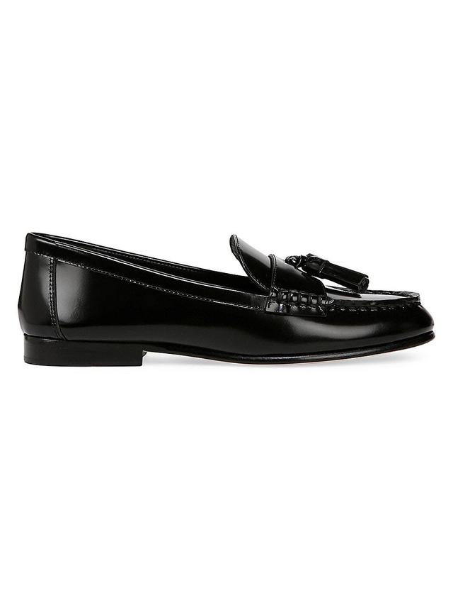 Womens Penny Tassel Leather Loafers Product Image