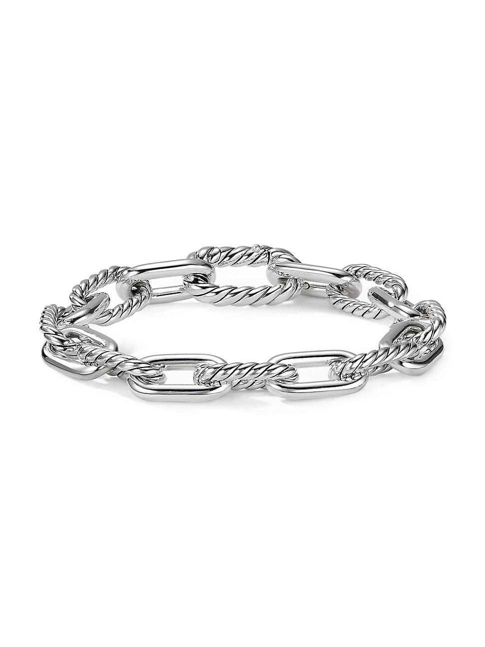 Womens Chain Madison Sterling Silver Bracelet Product Image