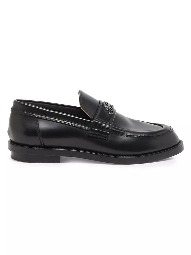 Mens Seal Leather Loafers Product Image