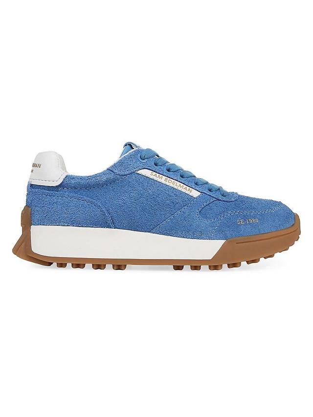 Womens Layla Suede Lace-Up Sneakers Product Image