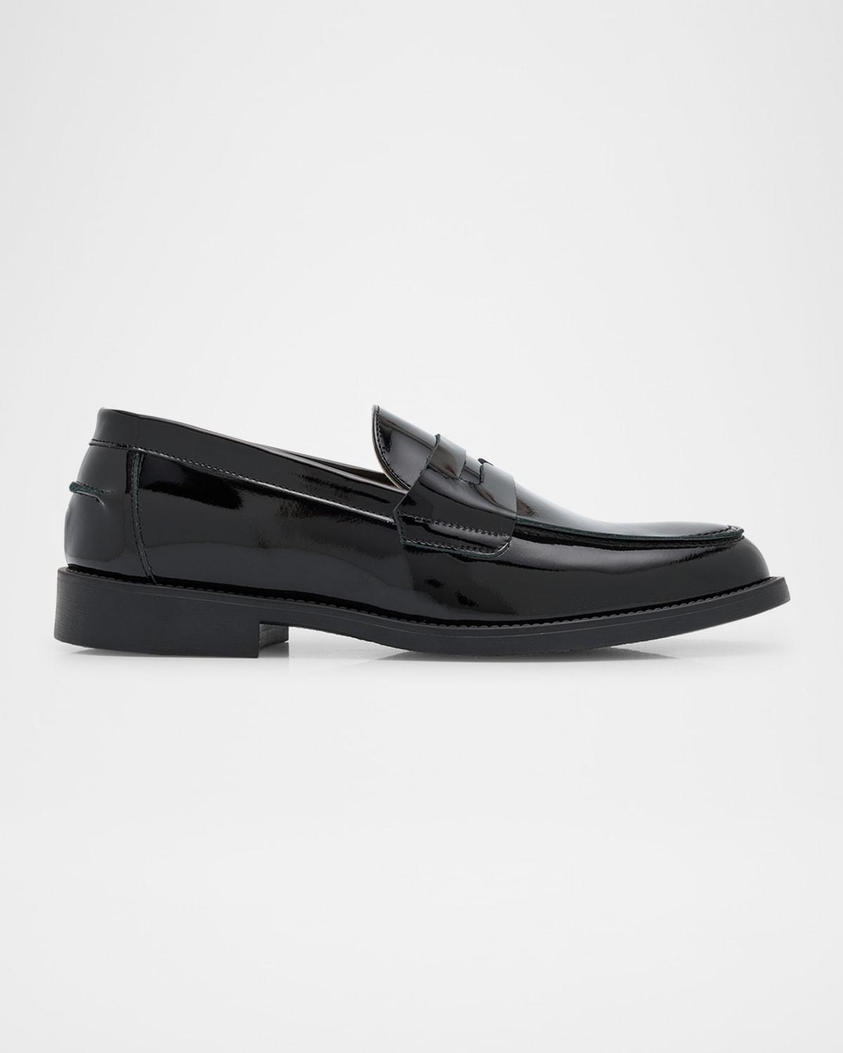 Mens Wilde Patent Penny Loafers Product Image