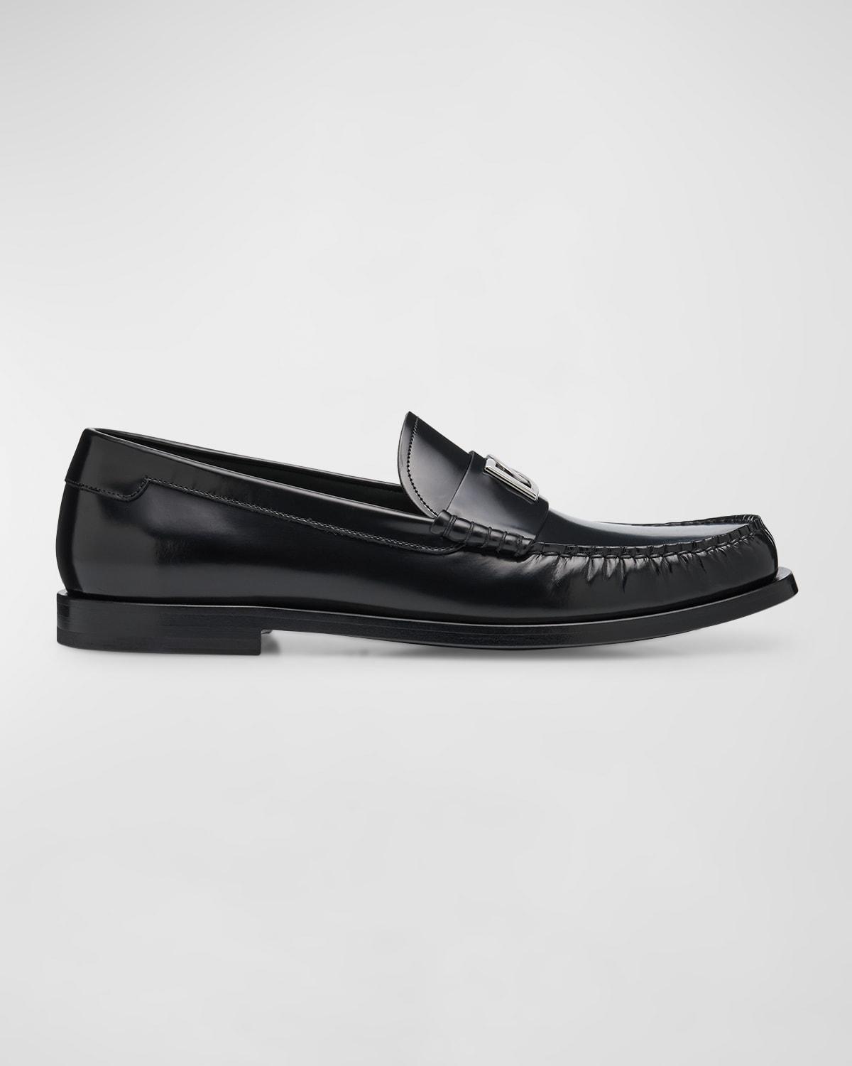 Mens City Blanco Logo Leather Loafers Product Image