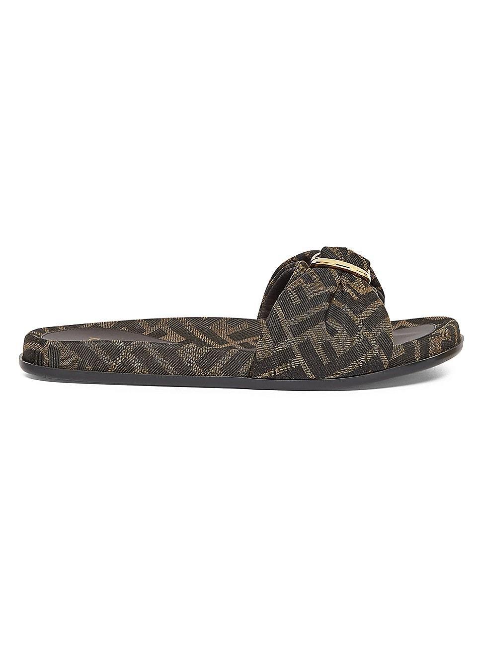 Womens FF Monogram Slides Product Image