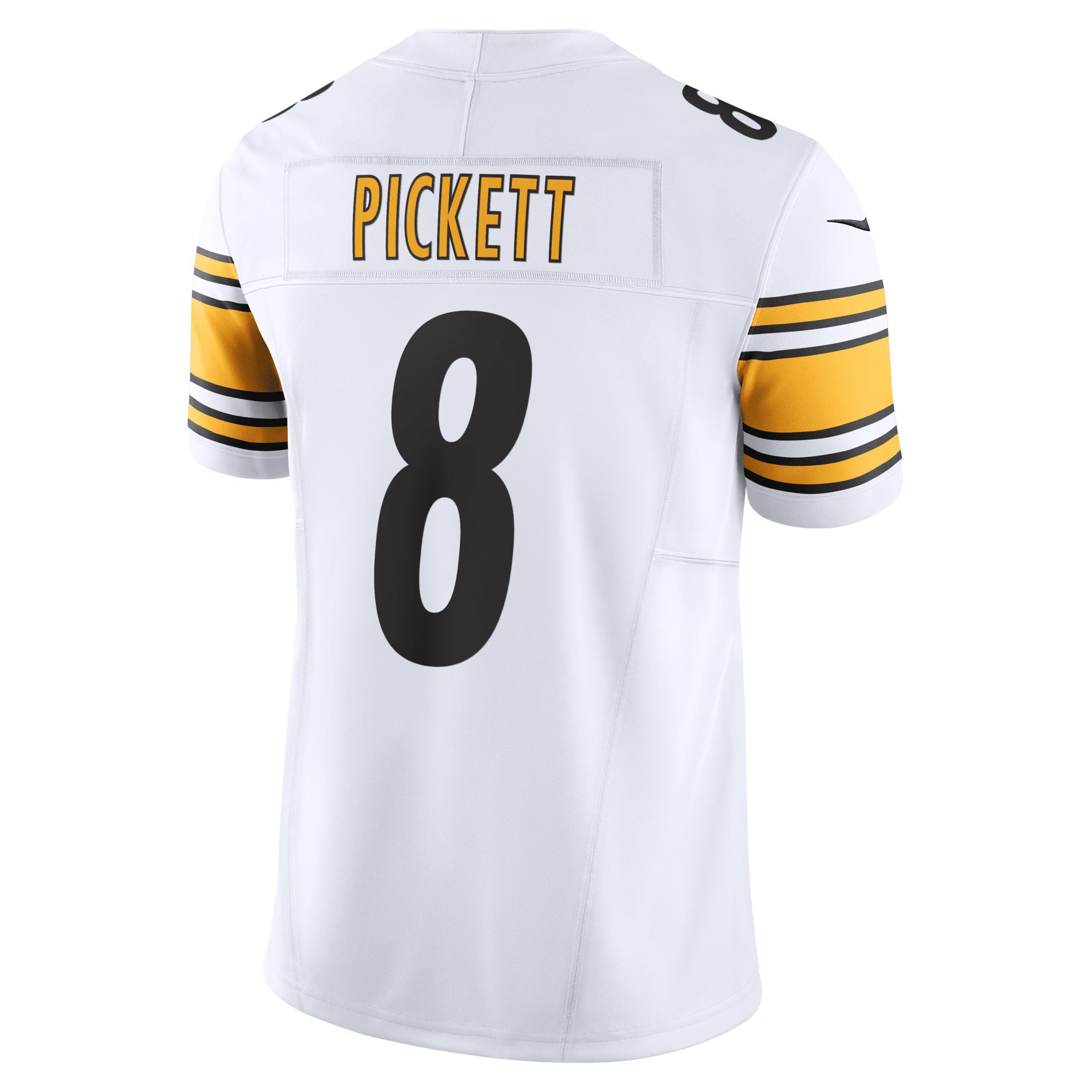 Nike Mens Kenny Pickett Pittsburgh Steelers Vapor F.u.s.e. Limited Jersey - White Product Image