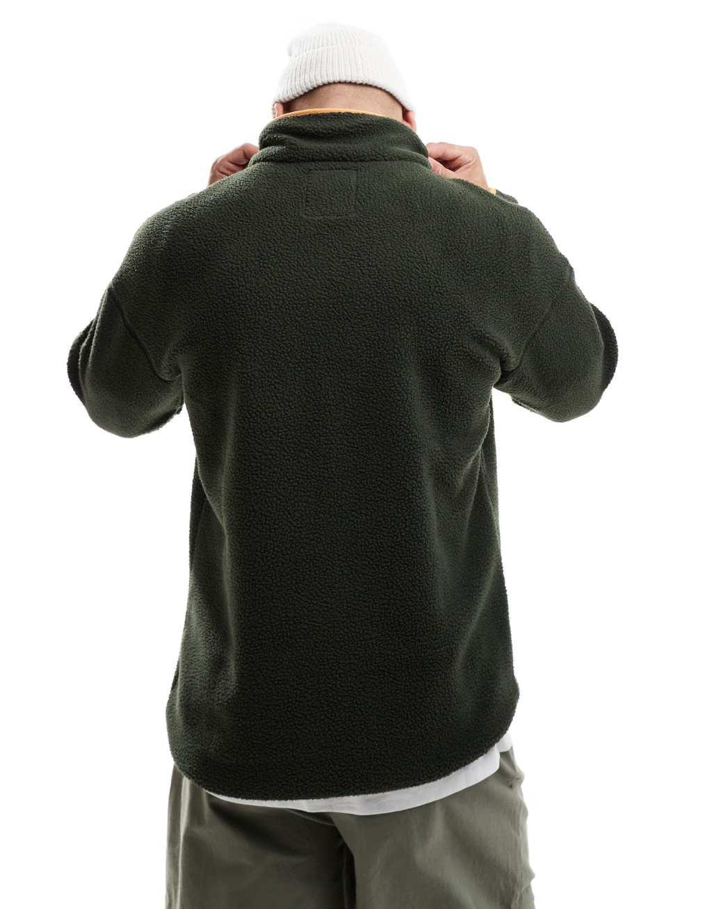 Columbia Helvetia II half snap fleece in green Product Image