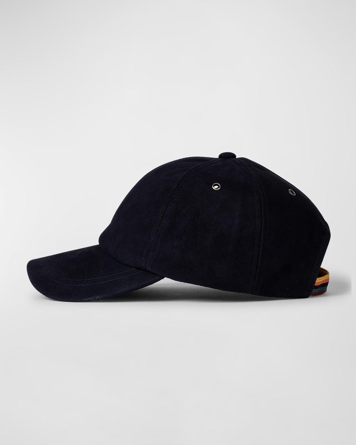 Paul Smith Men's Suede Baseball Hat - BROWN Product Image