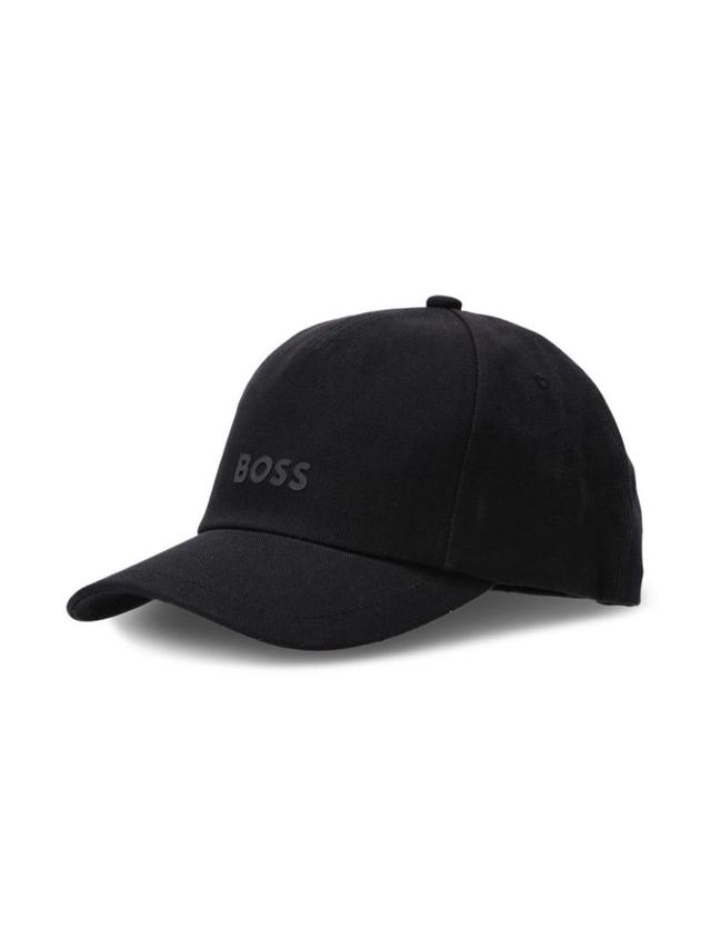 Logo-print Cotton Cap In Black Product Image