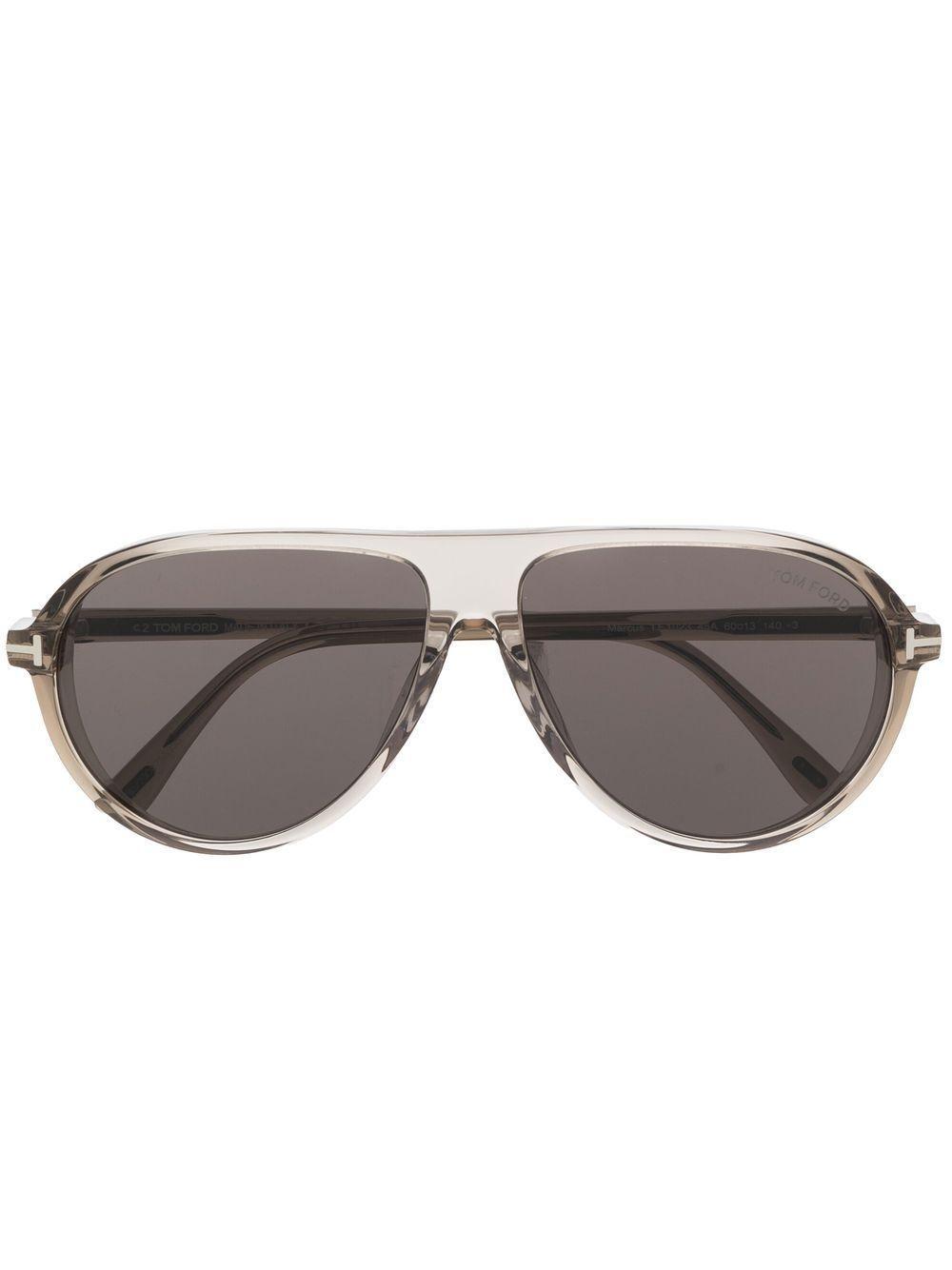 TOM FORD Aviator-frame Sunglasses In Grey Product Image