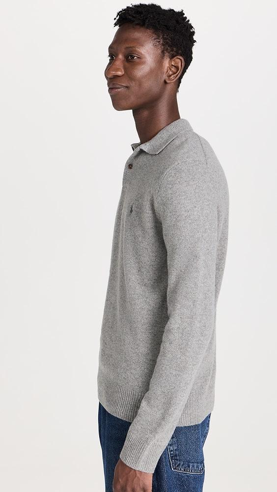 Polo Ralph Lauren Wool Cashmere Sweater Polo | Shopbop Product Image