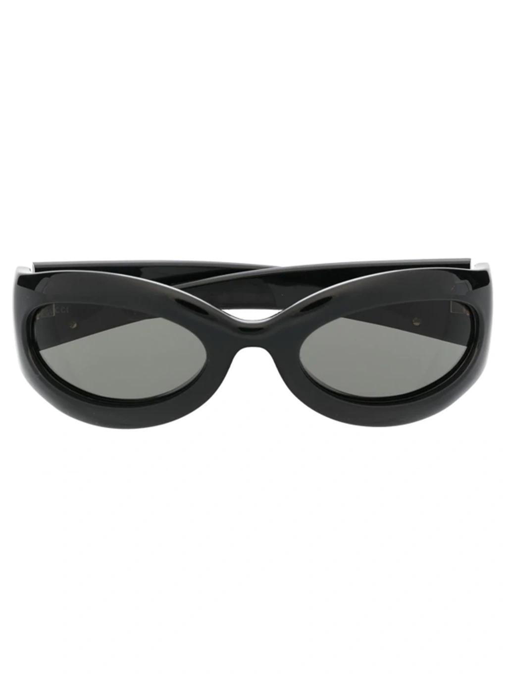 Logo Square Tinted Sunglasses In Black Product Image