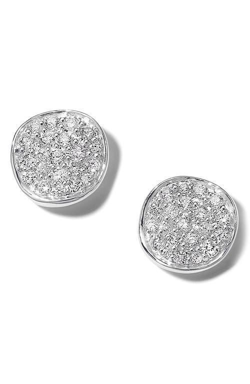 Ippolita Stardust Mini Flower Diamond Disc Stud Earrings Product Image