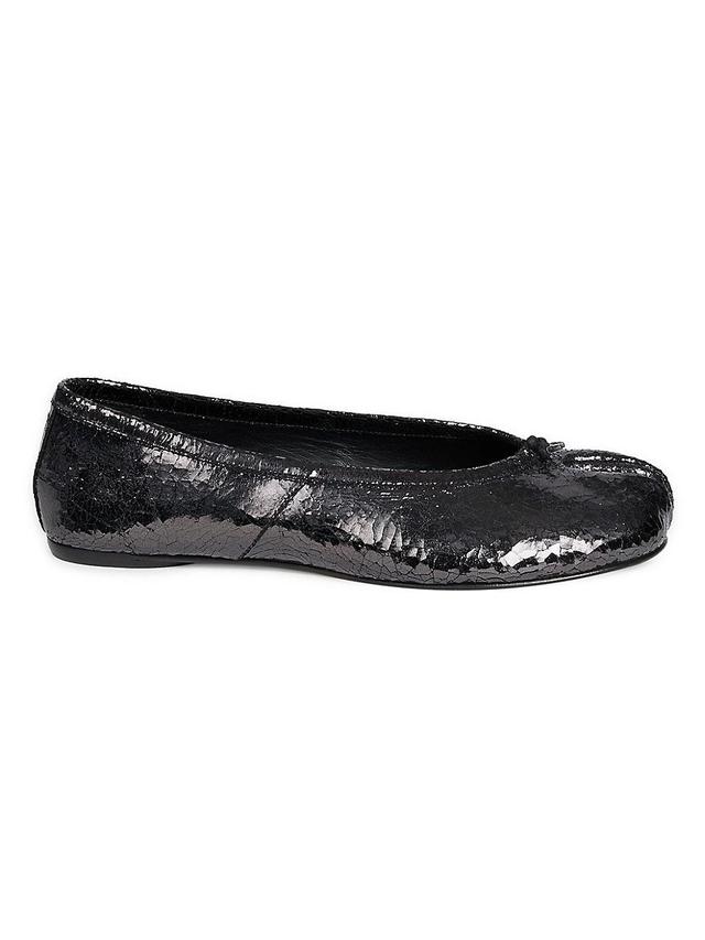 Womens Tabi Leather Ballerina Flats Product Image