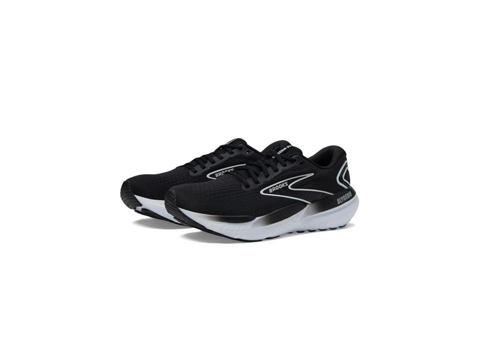 Brooks Mens Glycerin 21 - Running Shoes Black/White/Gray Product Image