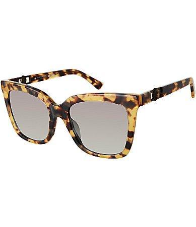 Kurt Geiger London Womens KGL1004 Havana Regent Small 53mm Square Sunglasses Product Image