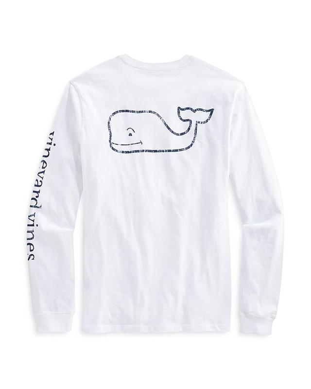 Vineyard Vines Long Sleeve Garment Dyed Vintage Whale Tee Product Image