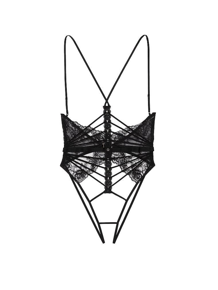 Strappy Open Crotchless Grommet Playsuit Product Image