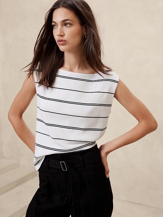 Ribbed Relaxed Top Product Image