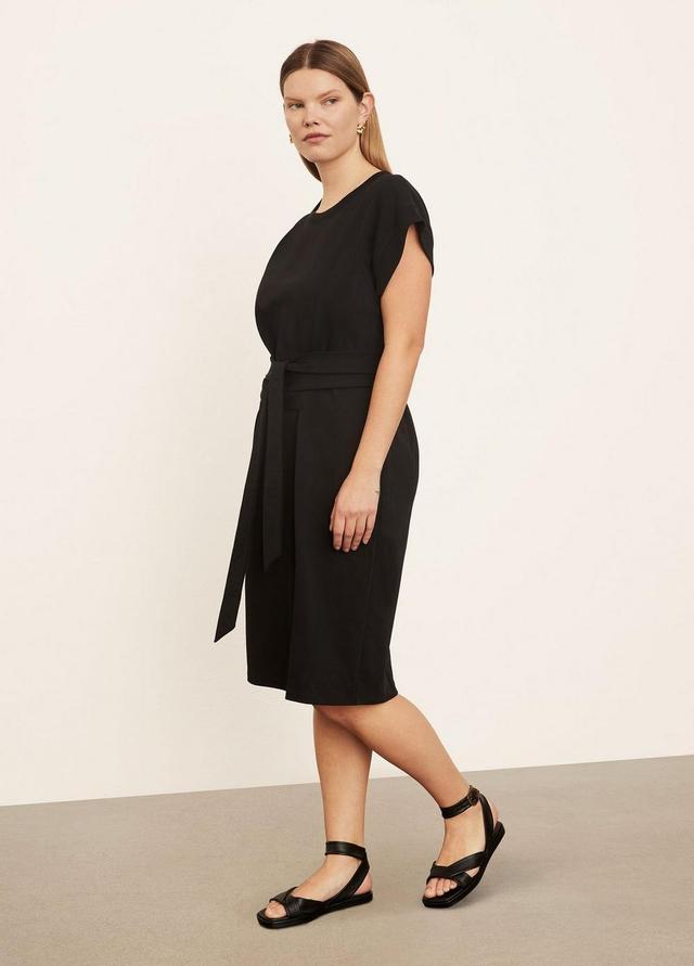 Short Sleeve Tie-Waist Dress Product Image